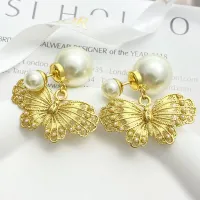 Cheap Christian Dior Earrings For Women #1425237 Replica Wholesale [$34.00 USD] [ITEM#1425237] on Replica Christian Dior Earrings