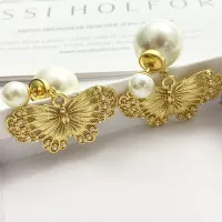 Cheap Christian Dior Earrings For Women #1425237 Replica Wholesale [$34.00 USD] [ITEM#1425237] on Replica Christian Dior Earrings
