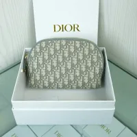 Cheap Christian Dior AAA Quality Cosmetic Pouches #1425656 Replica Wholesale [$80.00 USD] [ITEM#1425656] on Replica Christian Dior AAA Wallets
