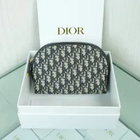 Cheap Christian Dior AAA Quality Cosmetic Pouches #1425658 Replica Wholesale [$80.00 USD] [ITEM#1425658] on Replica Christian Dior AAA Wallets