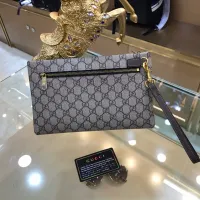 Cheap Gucci AAA Man Pouches #1425834 Replica Wholesale [$60.00 USD] [ITEM#1425834] on Replica Gucci AAA Man Wallets