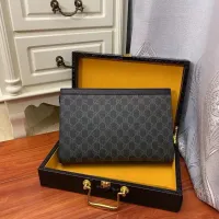 Cheap Gucci AAA Man Pouches #1425840 Replica Wholesale [$64.00 USD] [ITEM#1425840] on Replica Gucci AAA Man Wallets