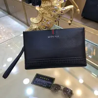 Cheap Gucci AAA Man Pouches #1425841 Replica Wholesale [$64.00 USD] [ITEM#1425841] on Replica Gucci AAA Man Wallets