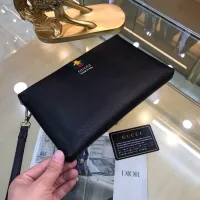 Cheap Gucci AAA Man Pouches #1425842 Replica Wholesale [$64.00 USD] [ITEM#1425842] on Replica Gucci AAA Man Wallets