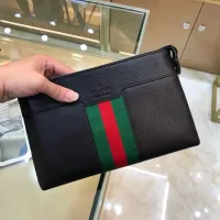 Cheap Gucci AAA Man Pouches #1425843 Replica Wholesale [$64.00 USD] [ITEM#1425843] on Replica Gucci AAA Man Wallets