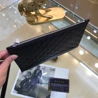 Cheap Gucci AAA Man Pouches #1425844 Replica Wholesale [$64.00 USD] [ITEM#1425844] on Replica Gucci AAA Man Wallets