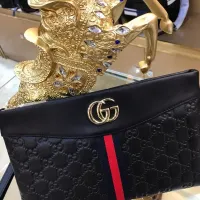 Cheap Gucci AAA Man Pouches #1425847 Replica Wholesale [$64.00 USD] [ITEM#1425847] on Replica Gucci AAA Man Wallets