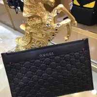 Cheap Gucci AAA Man Pouches #1425851 Replica Wholesale [$64.00 USD] [ITEM#1425851] on Replica Gucci AAA Man Wallets