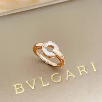 Cheap Bvlgari Rings In Rose Gold For Women #1425881 Replica Wholesale [$29.00 USD] [ITEM#1425881] on Replica Bvlgari Rings