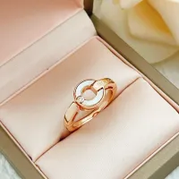 Cheap Bvlgari Rings In Rose Gold For Women #1425881 Replica Wholesale [$29.00 USD] [ITEM#1425881] on Replica Bvlgari Rings
