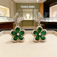 Cheap Van Cleef &amp; Arpels Earrings For Women #1425938 Replica Wholesale [$34.00 USD] [ITEM#1425938] on Replica Van Cleef &amp; Arpels Earrings