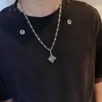 Cheap Chrome Hearts Necklaces #1426197 Replica Wholesale [$56.00 USD] [ITEM#1426197] on Replica Chrome Hearts Necklaces