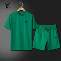 Cheap Louis Vuitton LV Tracksuits Short Sleeved For Men #1426549 Replica Wholesale [$64.00 USD] [ITEM#1426549] on Replica Louis Vuitton LV Tracksuits