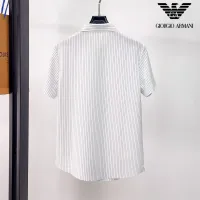 Cheap Armani Shirts Short Sleeved For Men #1426769 Replica Wholesale [$52.00 USD] [ITEM#1426769] on Replica Armani Shirts