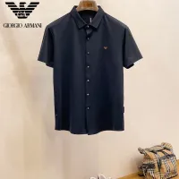 Cheap Armani Shirts Short Sleeved For Men #1426896 Replica Wholesale [$52.00 USD] [ITEM#1426896] on Replica Armani Shirts