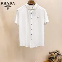 Cheap Prada Shirts Short Sleeved For Men #1426909 Replica Wholesale [$52.00 USD] [ITEM#1426909] on Replica Prada Shirts