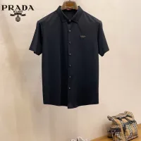 Cheap Prada Shirts Short Sleeved For Men #1426912 Replica Wholesale [$52.00 USD] [ITEM#1426912] on Replica Prada Shirts