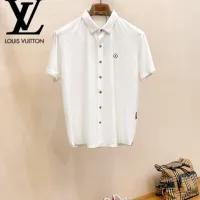 Cheap Louis Vuitton LV Shirts Short Sleeved For Men #1426913 Replica Wholesale [$52.00 USD] [ITEM#1426913] on Replica Louis Vuitton LV Shirts