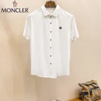 Cheap Moncler Shirts Short Sleeved For Men #1426928 Replica Wholesale [$52.00 USD] [ITEM#1426928] on Replica Moncler Shirts
