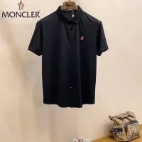 Cheap Moncler Shirts Short Sleeved For Men #1426931 Replica Wholesale [$52.00 USD] [ITEM#1426931] on Replica Moncler Shirts