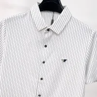 Cheap Armani Shirts Short Sleeved For Men #1426945 Replica Wholesale [$52.00 USD] [ITEM#1426945] on Replica Armani Shirts