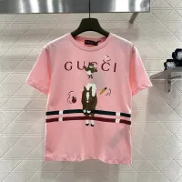 Cheap Gucci T-Shirts Short Sleeved For Women #1426961 Replica Wholesale [$64.00 USD] [ITEM#1426961] on Replica Gucci T-Shirts