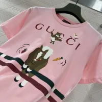 Cheap Gucci T-Shirts Short Sleeved For Women #1426961 Replica Wholesale [$64.00 USD] [ITEM#1426961] on Replica Gucci T-Shirts