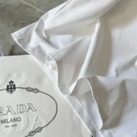 Cheap Prada T-Shirts Short Sleeved For Women #1426962 Replica Wholesale [$64.00 USD] [ITEM#1426962] on Replica Prada T-Shirts