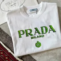 Cheap Prada T-Shirts Short Sleeved For Women #1426962 Replica Wholesale [$64.00 USD] [ITEM#1426962] on Replica Prada T-Shirts