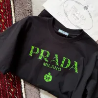 Cheap Prada T-Shirts Short Sleeved For Women #1426963 Replica Wholesale [$64.00 USD] [ITEM#1426963] on Replica Prada T-Shirts