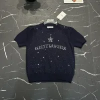 Cheap Christian Dior T-Shirts Short Sleeved For Women #1426966 Replica Wholesale [$82.00 USD] [ITEM#1426966] on Replica Christian Dior T-Shirts