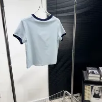 Cheap MIU MIU T-Shirts Short Sleeved For Women #1426967 Replica Wholesale [$64.00 USD] [ITEM#1426967] on Replica MIU MIU T-Shirts