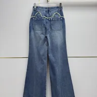 Cheap Louis Vuitton LV Jeans For Women #1426971 Replica Wholesale [$88.00 USD] [ITEM#1426971] on Replica Louis Vuitton LV Jeans