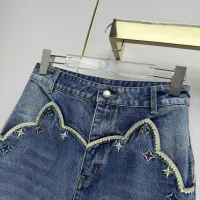 Cheap Louis Vuitton LV Jeans For Women #1426971 Replica Wholesale [$88.00 USD] [ITEM#1426971] on Replica Louis Vuitton LV Jeans