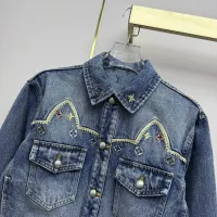 Cheap Louis Vuitton LV Jackets Long Sleeved For Women #1426972 Replica Wholesale [$100.00 USD] [ITEM#1426972] on Replica Louis Vuitton LV Jackets