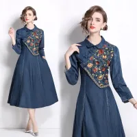 Cheap Christian Dior Dresses Long Sleeved For Women #1426986 Replica Wholesale [$76.00 USD] [ITEM#1426986] on Replica Christian Dior Dresses