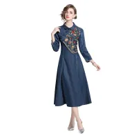 Cheap Christian Dior Dresses Long Sleeved For Women #1426986 Replica Wholesale [$76.00 USD] [ITEM#1426986] on Replica Christian Dior Dresses