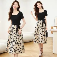 Cheap Chanel Dresses Short Sleeved For Women #1426987 Replica Wholesale [$56.00 USD] [ITEM#1426987] on Replica Chanel Dresses