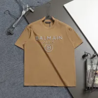 Cheap Balmain T-Shirts Short Sleeved For Unisex #1426991 Replica Wholesale [$38.00 USD] [ITEM#1426991] on Replica Balmain T-Shirts