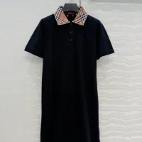 Cheap Burberry Dresses Short Sleeved For Women #1427088 Replica Wholesale [$105.00 USD] [ITEM#1427088] on Replica Burberry Dresses