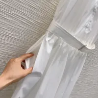 Cheap Christian Dior Dresses Sleeveless For Women #1427090 Replica Wholesale [$130.00 USD] [ITEM#1427090] on Replica Christian Dior Dresses