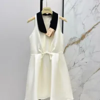 Cheap MIU MIU Dresses Sleeveless For Women #1427093 Replica Wholesale [$128.00 USD] [ITEM#1427093] on Replica MIU MIU Dresses