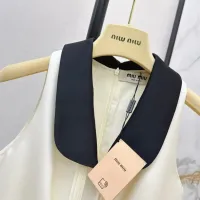 Cheap MIU MIU Dresses Sleeveless For Women #1427093 Replica Wholesale [$128.00 USD] [ITEM#1427093] on Replica MIU MIU Dresses