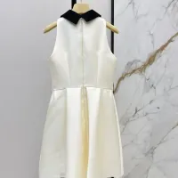 Cheap MIU MIU Dresses Sleeveless For Women #1427093 Replica Wholesale [$128.00 USD] [ITEM#1427093] on Replica MIU MIU Dresses