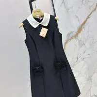 Cheap MIU MIU Dresses Sleeveless For Women #1427095 Replica Wholesale [$125.00 USD] [ITEM#1427095] on Replica MIU MIU Dresses