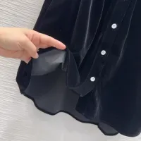 Cheap Prada Dresses Short Sleeved For Women #1427098 Replica Wholesale [$122.00 USD] [ITEM#1427098] on Replica Prada Dresses