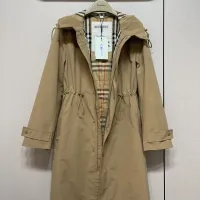 Cheap Burberry Trench Coat Long Sleeved For Women #1427108 Replica Wholesale [$162.00 USD] [ITEM#1427108] on Replica Burberry Trench Coat