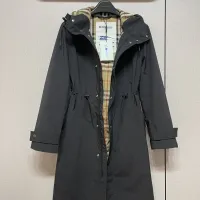 Cheap Burberry Trench Coat Long Sleeved For Women #1427109 Replica Wholesale [$162.00 USD] [ITEM#1427109] on Replica Burberry Trench Coat