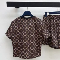 Cheap Louis Vuitton LV Tracksuits Short Sleeved For Women #1427114 Replica Wholesale [$122.00 USD] [ITEM#1427114] on Replica Louis Vuitton LV Tracksuits