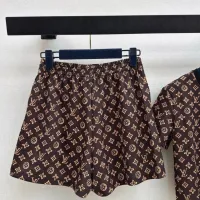 Cheap Louis Vuitton LV Tracksuits Short Sleeved For Women #1427114 Replica Wholesale [$122.00 USD] [ITEM#1427114] on Replica Louis Vuitton LV Tracksuits